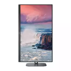 Монитор AOC Q27V5N/BK, 27", WLED VA Panel, 2560x1440, 75Hz, 16:9, 4ms, 4000:1, 20M:1, 300 cd/m2, AntiGlare, 3H, 3-sided frameless, FreeSync, Flicker-free, Low blue light, 2x HDMI, 2x DisplayPort, Speakers, HAS, Swivel, Tilt, Pivot, VESA 100, Black