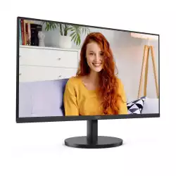 Монитор AOC U27B3A, 27", IPS WLED panel, Anti-Glare, UHD 3840x2160, 16:9, 60Hz, 4ms, 350 cd/m2, 1000:1, 20M:1, HDR10, Flicker Free, Low Blue Light, Adaptive Sync, 2x HDMI, DisplayPort, Audio Out, Speakers, Tilt, VESA 100, Black                          