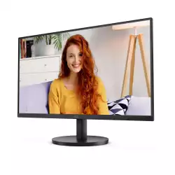 Монитор AOC U27B3A, 27", IPS WLED panel, Anti-Glare, UHD 3840x2160, 16:9, 60Hz, 4ms, 350 cd/m2, 1000:1, 20M:1, HDR10, Flicker Free, Low Blue Light, Adaptive Sync, 2x HDMI, DisplayPort, Audio Out, Speakers, Tilt, VESA 100, Black