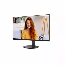 Монитор AOC U27B3AF, 27", IPS WLED panel, Anti-Glare, UHD 3840x2160, 16:9, 60Hz, 4ms, 350 cd/m2, 1000:1, 20M:1, HDR10, Flicker Free, Low Blue Light, Adaptive Sync, 2x HDMI, DisplayPort, Speakers, HAS, Tilt, VESA 100, Black
