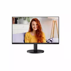 Монитор AOC U27B3AF, 27", IPS WLED panel, Anti-Glare, UHD 3840x2160, 16:9, 60Hz, 4ms, 350 cd/m2, 1000:1, 20M:1, HDR10, Flicker Free, Low Blue Light, Adaptive Sync, 2x HDMI, DisplayPort, Speakers, HAS, Tilt, VESA 100, Black