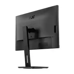 Монитор AOC U27E3UF, 27" IPS panel, AG, 16:9, UHD 3840x2160, 350cd/m2, 1000:1, 4ms, 60Hz, Adaptive Sync, Low Blue Light Flicker Free, 2x HDMI, DP, 4x USB, LAN, Audio Out, Speakers, HAS, Swivel, Tilt, Pivot, VESA 100, Black