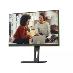 Монитор AOC U27E3UF, 27" IPS panel, AG, 16:9, UHD 3840x2160, 350cd/m2, 1000:1, 4ms, 60Hz, Adaptive Sync, Low Blue Light Flicker Free, 2x HDMI, DP, 4x USB, LAN, Audio Out, Speakers, HAS, Swivel, Tilt, Pivot, VESA 100, Black