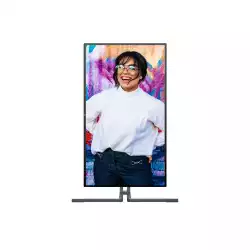 Монитор AOC U27U3CV, 27" Nano IPS panel, AG, 16:9, UHD 3840x2160, 350cd/m2, 1300:1, 4ms, 60Hz, Adaptive Sync, PiP, PbP, Flicker Free, KVM, DCI-P3, sRGB, 2x HDMI, DP, 3x USB-C, 4x USB, LAN, Speakers, HAS, Swivel, Tilt, Pivot, VESA 100, Black