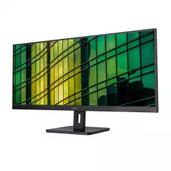 Монитор AOC U34E2M, 34 inch VA panel, AG, WQHD 3440x1440, 21:9, 100Hz, 4ms, 300 cd/m2, 4000:1, 20M:1, HDR 10, PbP, PiP, 2x HDMI, DP, Audio out, Swivel, Tilt, VESA 100, Black