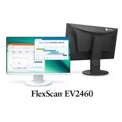 Монитор EIZO EV2460-BK, 23.8", IPS, 16:9, 1920x1080, 250 cd/m2, 1000:1, sRGB, 10 bit LuT, DisplayPort, HDMI, DVI-D, VGA, 4xUSB 3.1, Speakers, Ergonomic Stand, Black