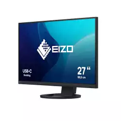 Монитор EIZO EV2720S-BK, 27", IPS LED panel, 16:9, QHD 2560 x 1440, 350cd/m2, 1500:1, 5ms, DICOM tone curve, Auto Eco View, Flicker Free, Speakers, HDMI, DP, USB-C, PD 70W, 4x USB, Audio out, HAS, Swivel, Tilt, Pivot, VESA 100, Black