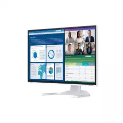 Монитор EIZO EV2740X-WT, 27", IPS LED Panel, 16:9, 3840x2160 (4K UHD), 350cd/m2, 2000:1, 5ms, 60Hz, KVM, USB-C docking, DICOM tone curve, Auto EcoView, Speakers, PbP, 2x HDMI, DP, 2x USB-C, 4x USB, LAN, Audio, HAS, Swivel, Tilt, Pivot, VESA 100, White