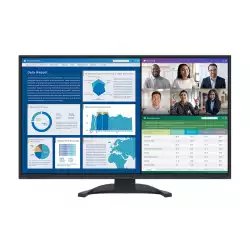 Монитор EIZO EV3240X-BK, 31,5", IPS LED Panel, 16:9, 3840x2160 (4K UHD), 350cd/m2, 2000:1, 5ms, 60Hz, KVM, DICOM tone curve, PbP, Auto EcoView, Speakers, 2x HDMI, DP, 2x USB-C, 4x USB, LAN, HAS, Swivel, Tilt, Pivot, VESA 100, Black