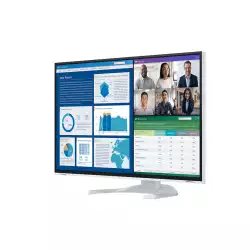 Монитор EIZO EV3240X-WT, 31,5", IPS LED Panel, 16:9, 3840x2160 (4K UHD), 350cd/m2, 2000:1, 5ms, 60Hz, KVM, DICOM tone curve, PbP, Auto EcoView, Speakers, 2x HDMI, DP, 2x USB-C, 4x USB, LAN, HAS, Swivel, Tilt, Pivot, VESA 100, White