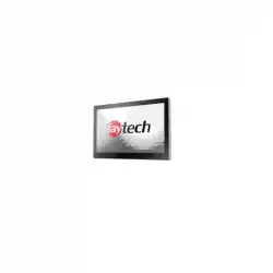 Монитор Faytech 4010078957 FT156TMACAPOB, 15.6", Аluminum frame, Optically bonded, Projected Capacitive 10- point Multi-touch, 16:9, 1920x1080, 800:1, 220cd/m2, 7H, IK07, VGA, HDMI, DP, DVI, Audio in, Speakers, 24/7, IP65 Front/IP40 Back, VESA 100, 4 clamps required, Black