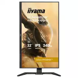 Монитор IIYAMA GB3290QSU-B1, 31.5" Gaming monitor, IPS panel, QHD 2560x1440, 400cd/m2, 1000:1, 80M:1, 240Hz, 1ms, HDR, FreeSync Premium, Flicker free, 2x HDMI, DP, 2x USB-C, 2x USB, Audio out, Speakers, HAS, Swivel, Tilt, VESA 100, Black