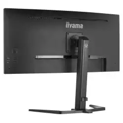 Монитор IIYAMA GCB3481WQSU-B1, 34", Gaming Curved monitor, VA panel, AG, 21:9, UWQHD 3440x1440, 500cd/m2, 4000:1, 0.3ms, 180Hz, FreeSync Premium, HDR 400, Flicker free, Blue light reducer, 2x HDMI, 2x DP, 4x USB, Speakers, HAS, Tilt, VESA 100, Black