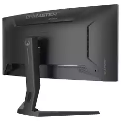 Монитор IIYAMA GCB3486WQSCP-B1, 34", Gaming Curved monitor, VA panel, 21:9, UWQHD 3440x1440, 500cd/m2, 4000:1, 0.4ms, 240Hz, FreeSync Premium, HDR400, Flicker free, Blue light reducer, KVM, 2x HDMI, DP, 3x USB, USB-C, LAN, PD95W, Speakers, HAS, Tilt, VESA 100, Black