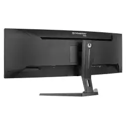 Монитор IIYAMA GCB4580DQSN-B1, 45", Gaming Curved monitor, VA panel, 1500R, 32:9, DQHD 5120x1440, 450cd/m2, 3000:1, 80М:1, 0.8ms, 165Hz, KVM, HDR400, FreeSync support, Flicker free, Blue Light reducer, 2x HDMI, DP, 3x USB, USB-C, LAN, Speakers, HAS, Tilt, VESA 100, Black