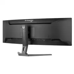 Монитор IIYAMA GCB4580DQSN-B1, 45", Gaming Curved monitor, VA panel, 1500R, 32:9, DQHD 5120x1440, 450cd/m2, 3000:1, 80М:1, 0.8ms, 165Hz, KVM, HDR400, FreeSync support, Flicker free, Blue Light reducer, 2x HDMI, DP, 3x USB, USB-C, LAN, Speakers, HAS, Tilt, VESA 100, Black