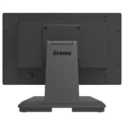 Монитор IIYAMA T1634MC-B1S, 15.6", Touch monitor, Projective capacitive, IPS LED Panel, 16:9, 450cd/m2, 700:1, 25ms, 7H, IP65 Front, Anti-fingerprint coating, Palm rejection, VGA, HDMI, DisplayPort, External control pad TOUCHV01, Tilt, Landscape, Face up, VESA 100, Black