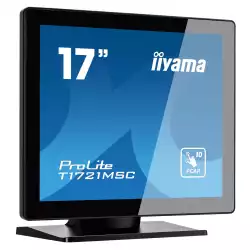 Монитор IIYAMA T1721MSC-B2, 17" TN panel, 5:4, 1280x1024, 10points multi touch PCAP, 250cd/m3, 1000:1, 5ms, VGA, HDMI, USB, Speakers, 7H, IPX3, Tilt, VESA 100, Black