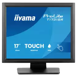 Монитор IIYAMA T1731SR-B2S, 17 inch, Touch monitor, Serial resistive technology, TN panel, AG, 5:4, 1280 x 1024, 250cd/m2, 1000:1, 5ms, IP54 Front, VGA, HDMI, DP, Audio, Speakers, Tilt, Face Up, VESA 100, Black