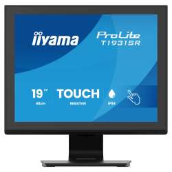 Монитор IIYAMA T1931SR-B2S, 19 inch, IPS panel, AG, 5:4, 1280x1024, 250cd/m2, 1000:1, 14ms, Serial Resistive touch, VGA, HDMI, DP, Audio in, Speakers, IP54 (front), OSD key lock, Tilt, VESA 100, Black