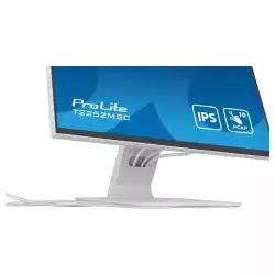 Монитор IIYAMA T2252MSC-W2, 21.5", touch monitor, 10 points Projective capacitive, IPS Panel, 16:9, FHD 1920 x 1080, 250cd/m2, 1000:1, 5ms, 7H, Blue light reducer, HDMI, DisplayPort, 2x USB, Tilt, Speakers, VESA 100, White