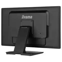Монитор IIYAMA T2452MSC-B1AG, 23.8", IPS panel, 16:9, FHD 1920 x1080, 400cd/m2, 1000:1, 5ms, 10-pts PCAP touch, HDMI, DP, 2x USB, Audio out, Speakers, OSD key lock, Anti-fingerprint, Tilt, VESA 100, Black