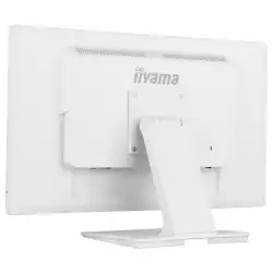 Монитор IIYAMA T2452MSC-W1, 23.8", Touch monitor, 10 points Projective capacitive, IPS Panel, 16:9, 1920 x1080, 400cd/m2, 1000:1, 14ms, 7H, Anti-fingerprint coating, OSD key lock, HDMI, DisplayPort, 2x USB, Speakers, Tilt, VESA 100, White