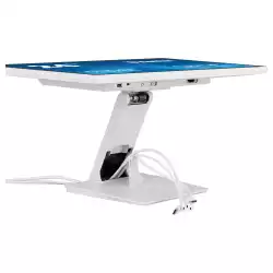 Монитор IIYAMA T2452MSC-W1, 23.8", Touch monitor, 10 points Projective capacitive, IPS Panel, 16:9, 1920 x1080, 400cd/m2, 1000:1, 14ms, 7H, Anti-fingerprint coating, OSD key lock, HDMI, DisplayPort, 2x USB, Speakers, Tilt, VESA 100, White