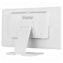 Монитор IIYAMA T2452MSC-W1AG, 24 inch, IPS panel, AG, FHD 1920x1080, 400cd/m2, 1000:1, 5ms, 10-pts PCAP touch, HDMI, DP, 2x USB, Audio out, Speakers, OSD key lock, Anti-fingerprint, Tilt, VESA 100, White