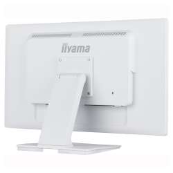 Монитор IIYAMA T2452MSC-W1AG, 24 inch, IPS panel, AG, FHD 1920x1080, 400cd/m2, 1000:1, 5ms, 10-pts PCAP touch, HDMI, DP, 2x USB, Audio out, Speakers, OSD key lock, Anti-fingerprint, Tilt, VESA 100, White