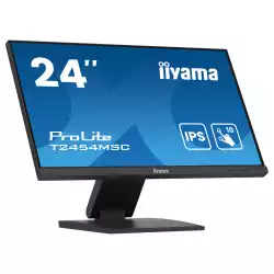 Монитор IIYAMA T2454MSC-B2AG, 23.8" IPS LED panel, 10 points PCAP, Anti-Glare, 16:9, FHD 1920x1080, 300cd/m2, 1000:1, 4ms, 75Hz, Blue light reducer, HDMI, DP, 2x USB, Audio in, Speakers, Tilt, VESA 100, Black
