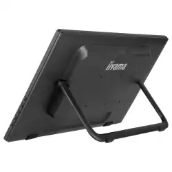 Монитор IIYAMA T2455MSC-B1, 23.8" IPS Panel, Projective Capacitive 10 points touch, 16:9, 1920x1080, 5ms, 350cd/m2, 1000:1, Anti-Fingerprint, 7H, Palm rejection, Webcam and Microphone, Blue light reducer, Flicker free, HDMI, DisplayPort, 2x USB, Speakers, Tilt, VESA 100, Black