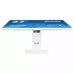 Монитор IIYAMA T2752MSC-W1, 27", IPS panel, Anti-Fingerprint, 7H, 16:9, 10-points PCAP touch, FHD 1920x1080, 400cd/m2, 1000:1, 5ms, 60Hz, OSD key lock, Flicker free, Blue light reducer, HDMI, DP, 2x USB, Mini jack, Speakers, Tilt, VESA 100, White