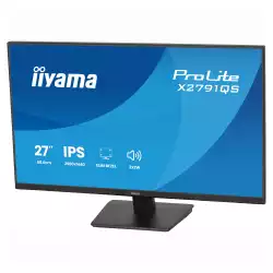 Монитор IIYAMA X2791QS-B1, 27 inch, IPS panel, AG, QHD 2560x1440, 350cd/m2, 1000:1, 75Hz, 1ms, Blue light reducer, Flicker free, HDMI, DP, Audio out, Speakers, Tilt, VESA 100, Black