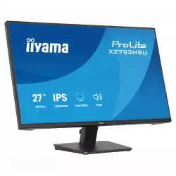 Монитор IIYAMA X2793HSU-B1, 27 inch, IPS panel, AG, FHD 1920x1080, 350cd/m2, 1500:1, 120Hz, 1ms, Blue light reducer, Flicker free, HDMI, DP, 2x USB, Audio out, Speakers, Tilt, VESA 100, Energy class C, Black