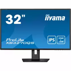 Монитор IIYAMA XB3270QS-B5 31.5" IPS Panel, AG, 16:9, WQHD 2560 x 1440@@60Hz, 4ms, 250 cd/m2, 1200:1, DVI, HDMI, DisplayPort, Speakers, Height adjustment, Pivot, Swivel, VESA 100, Black