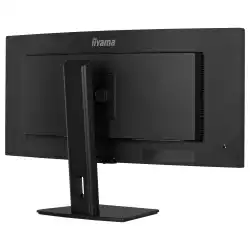 Монитор IIYAMA XCB3494WQSU-B1, 34", Curved VA panel, AG, 21:9, UWQHD 3440 x 1440, 350cd/m2, 3000:1, 0.4ms, 120Hz, FreeSync Premium, Flicker free, Blue light reducer, 2x HDMI, DP, 4x USB, Audio out, HAS, Swivel, Tilt, Pivot, VESA 100, Black