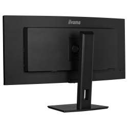 Монитор IIYAMA XCB3494WQSU-B1, 34", Curved VA panel, AG, 21:9, UWQHD 3440 x 1440, 350cd/m2, 3000:1, 0.4ms, 120Hz, FreeSync Premium, Flicker free, Blue light reducer, 2x HDMI, DP, 4x USB, Audio out, HAS, Swivel, Tilt, Pivot, VESA 100, Black