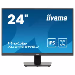 Монитор IIYAMA XU2495WSU-B7, 24.1&quot; IPS LED panel, AG, 16:10, WUXGA 1920x1200, 300cd/m2, 1000:1, 80M:1, 4ms, Flicker free, HDMI, DP, 3x USB, USB-C, Speakers, Tilt, VESA 100, Black                          