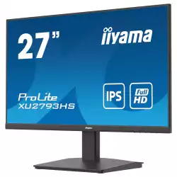 Монитор IIYAMA XU2793HS-B7, 27", IPS panel, Anti-Glare, 16:9, FHD 1920x1080, 300cd/m2, 1300:1, 80M:1, 1ms, 100Hz, HDMI, DisplayPort, Audio out, Speakers, Flicker free, Adaptive Sync, i-style Colour, Tilt, VESA 100, Black