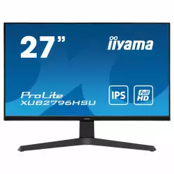 Монитор IIYAMA XUB2796HSU-B1 27 inch IPS LED Panel, 1920x1080, 75Hz, 1ms, 250cd/m2, HDMI, DisplayPort, 2xUSB, speakers, Height adjustment, Pivort, ultra slim, AMD FreeSync