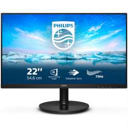 Монитор Philips 222V8LA/00 21.5 inch LED, VA panel, 16:9, 1920x1080, 4ms, 250cd/m2, 3000:1, Displayport, VGA, HDMI, speakers