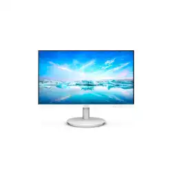 Монитор Philips 241V8AW/00, 23.8", IPS panel, 16:9, AG, FHD 1920x1080, 250cd/m2, 1000:1, 4ms, 75Hz, Flicker-free, Low Blue, Adaptive Sync, EasyRead, VGA, HDMI, Audio Out, Speakers, Tilt, VESA 100, White