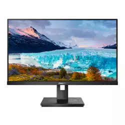 Монитор Philips 243S1/00 23.8" LED, IPS panel, 16:9, 1920x1080, 4ms, 250cd/m2, 1000:1, HDMI, DisplayPort, DP-out, USB, USB-C Dock, speakers, Height adjustment, Pivot