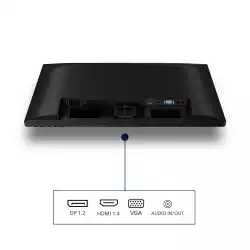 Монитор Philips 24B2N2200/00, 23.8", IPS panel, AG, 3H, 16:9, FHD 1920x1080, 300 cd/m2, 1500:1, 50M:1, 120Hz, 4ms, SoftBlue, SmartImage, Flicker-Free, VGA, HDMI, DisplayPort, Audio out, Speakers, Tilt, VESA 100, Black