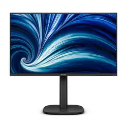 Монитор Philips 24B2N3200J/00, 23.8", IPS panel, AG, 3H, 16:9, FHD 1920x1080, 300 cd/m2, 1500:1, 50M:1, 120Hz, 4ms, SoftBlue, SmartImage, Flicker Free, sRGB, VGA, HDMI, DisplayPort, 4x USB 3.2, Audio in / out, HAS, Swivel, Pivot, Tilt, Speakers, VESA 100, Energy class C, Black