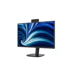Монитор Philips 24B2N3200JH/00, 23.8 inch, IPS panel, AG, FHD 1920x1080, 350 cd/m2, 1500:1, 120Hz, 4ms, SoftBlue, EyeSafe, D-mode, 5MP Webcam, VGA, HDMI, DP, 3x USB 3.2, Audio out, Speakers, HAS, Swivel, Pivot, Tilt, Speakers, VESA 100, Energy class C, Black