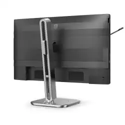 Монитор Philips 24B2N4200/00, 23.8", IPS panel, AG, 3H, 16:9, FHD 1920x1080, 300 cd/m2, 1500:1, 50M:1, 120Hz, SoftBlue, SmartImage, sRGB, VGA, HDMI, DisplayPort, 3x USB, USB-C, Speakers, HAS, Swivel, Tilt, Pivot, VESA 100, Energy class C, Black/Silver