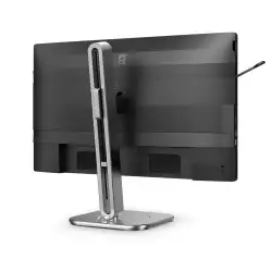 Монитор Philips 24B2U4301/00, 23.8", IPS panel, AG, 3H, 16:9, FHD 1920x1080, 300 cd/m2, 1500:1, 50M:1, 120Hz, Adaptive Sync, SoftBlue, Flicker Free, EyeSafe, HDMI, DisplayPort, USB-C, LAN, 3x USB, HBR3, DP Out, Audio out, Speakers, HAS, Swivel, Tilt, Pivot, VESA 100, Black/Silver