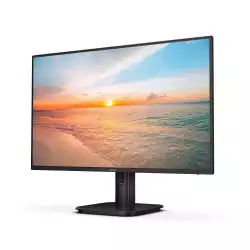 Монитор Philips 24E1N1200A/00, 23.8", IPS WLED panel, AG, FHD 1920 x1080, 16:9, 120Hz, 1ms, 300 cd/m2, 1500:1, 3H, sRGB, Flicker Free, Low Blue Mode, Adaptive Sync, VGA, HDMI, DisplayPort, Audio out, Speakers, Tilt, VESA 100, Black